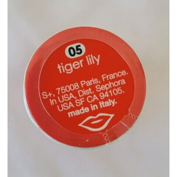 SEPHORA Tiger Lily #05 SClean Hydrating Satin Lipstick - Sealed - Picture 4 of 4